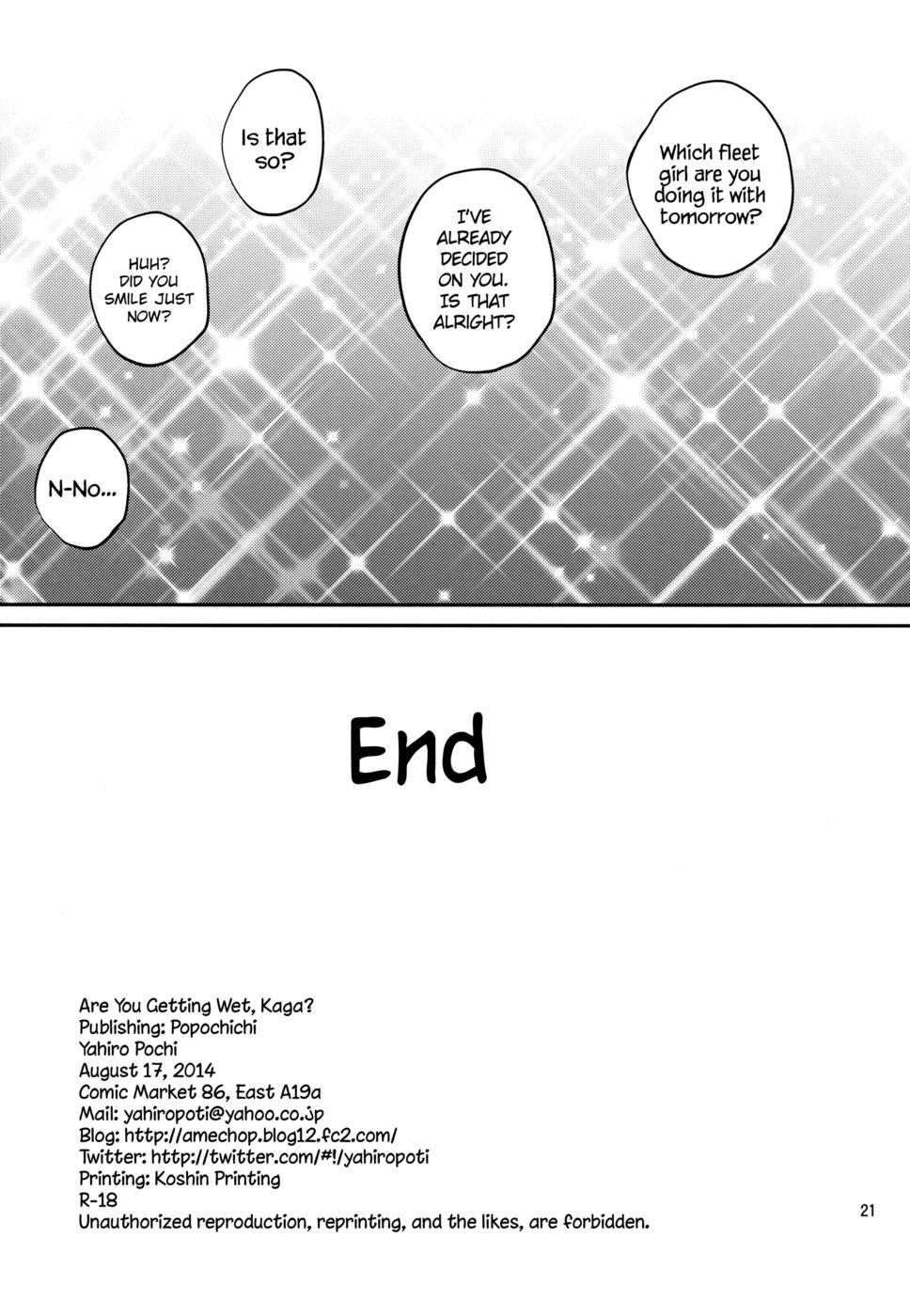 Hentai Manga Comic-Kaga-san Nuretemasu ?-Read-20